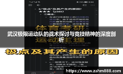 武汉极限运动队的战术探讨与竞技精神的深度剖析