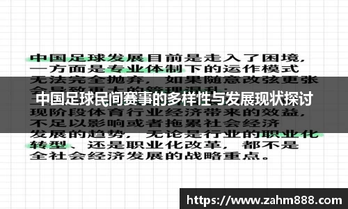 中国足球民间赛事的多样性与发展现状探讨