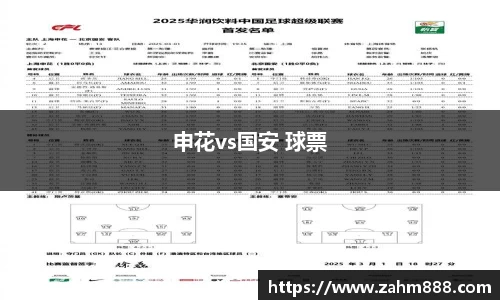 申花vs国安 球票